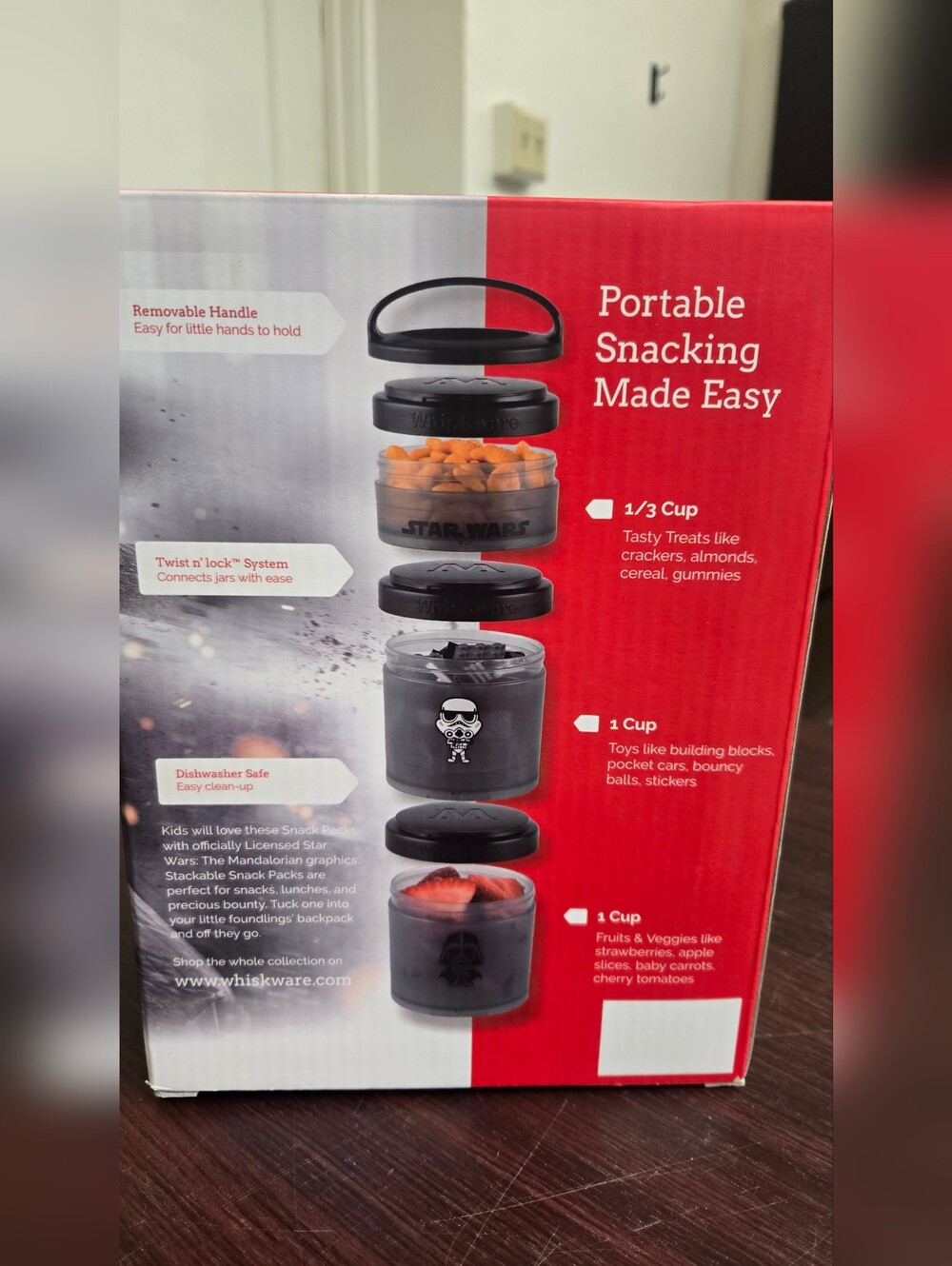 Disney Star Wars Stackable Snack Container - Picture 2 of 3